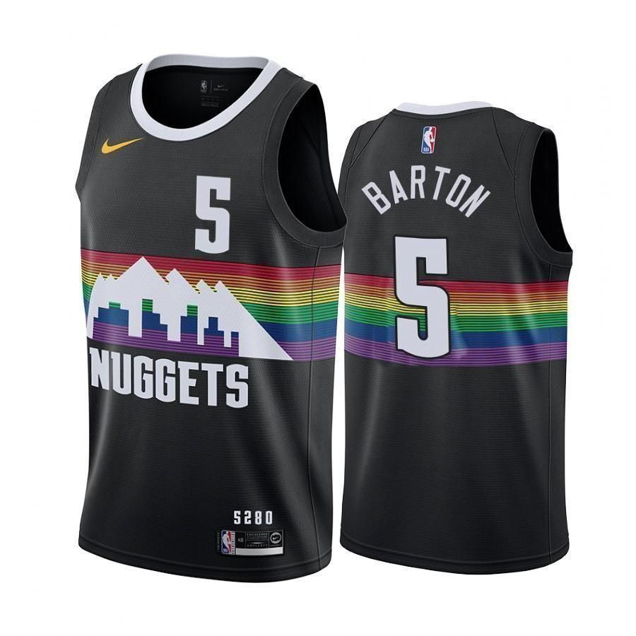 Will Barton Denver Nuggets 2019-20 City Black Swingman Jersey