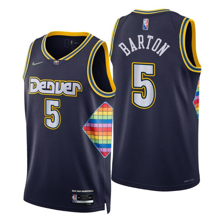 Will Barton Denver Nuggets 2021-22 City Navy Swingman Jersey