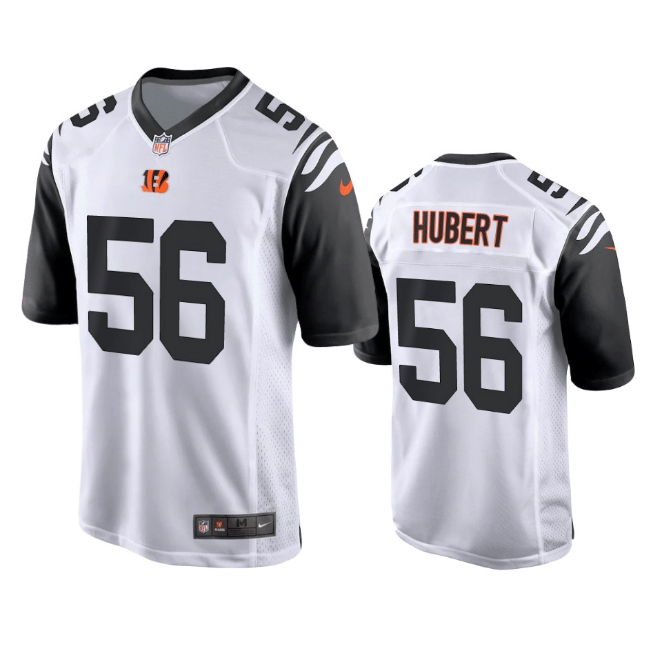 Wyatt Hubert Cincinnati Bengals 2021 Alternate White Game Jersey