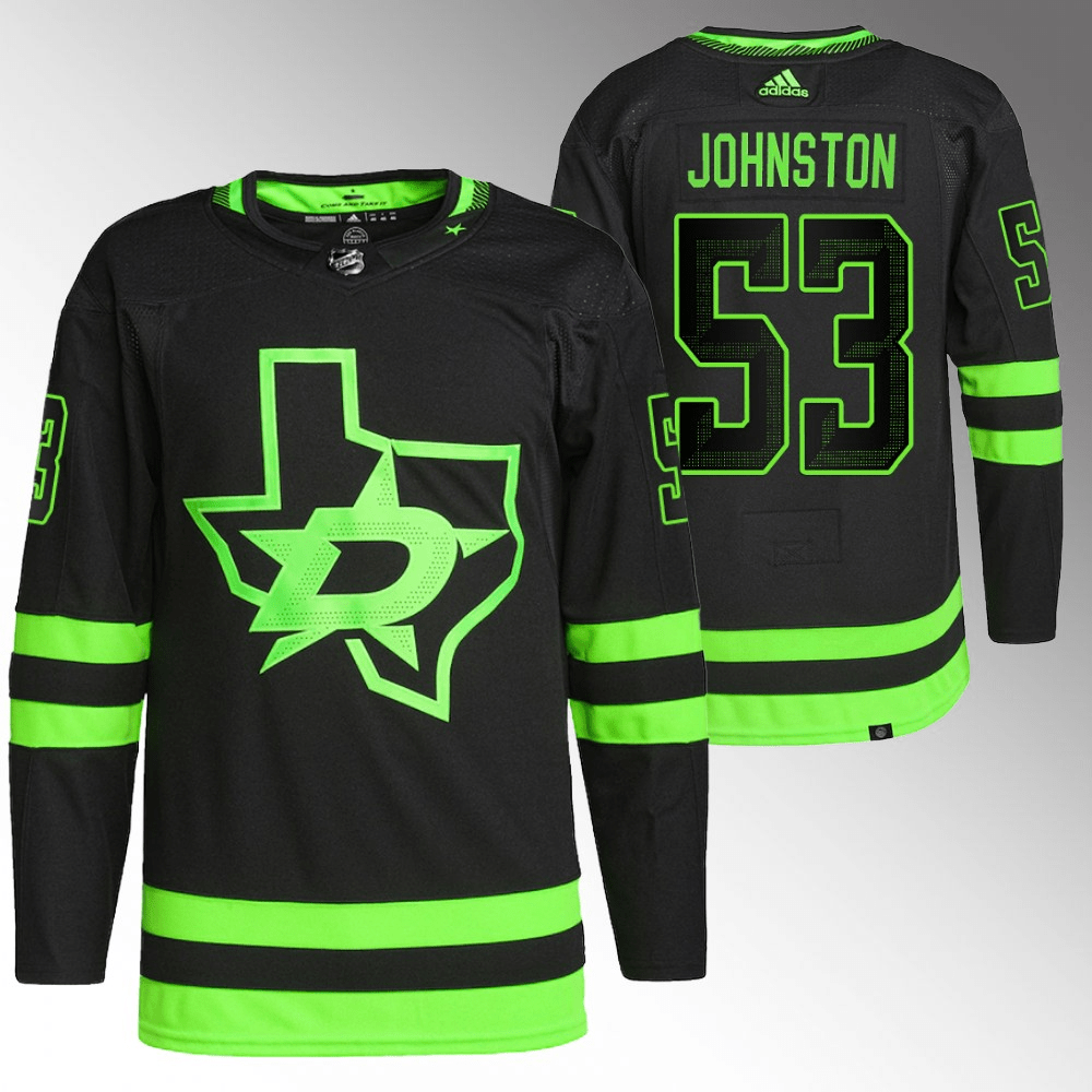 Wyatt Johnston Dallas Stars 2020-21 Alternate Black Player Swingman Jersey