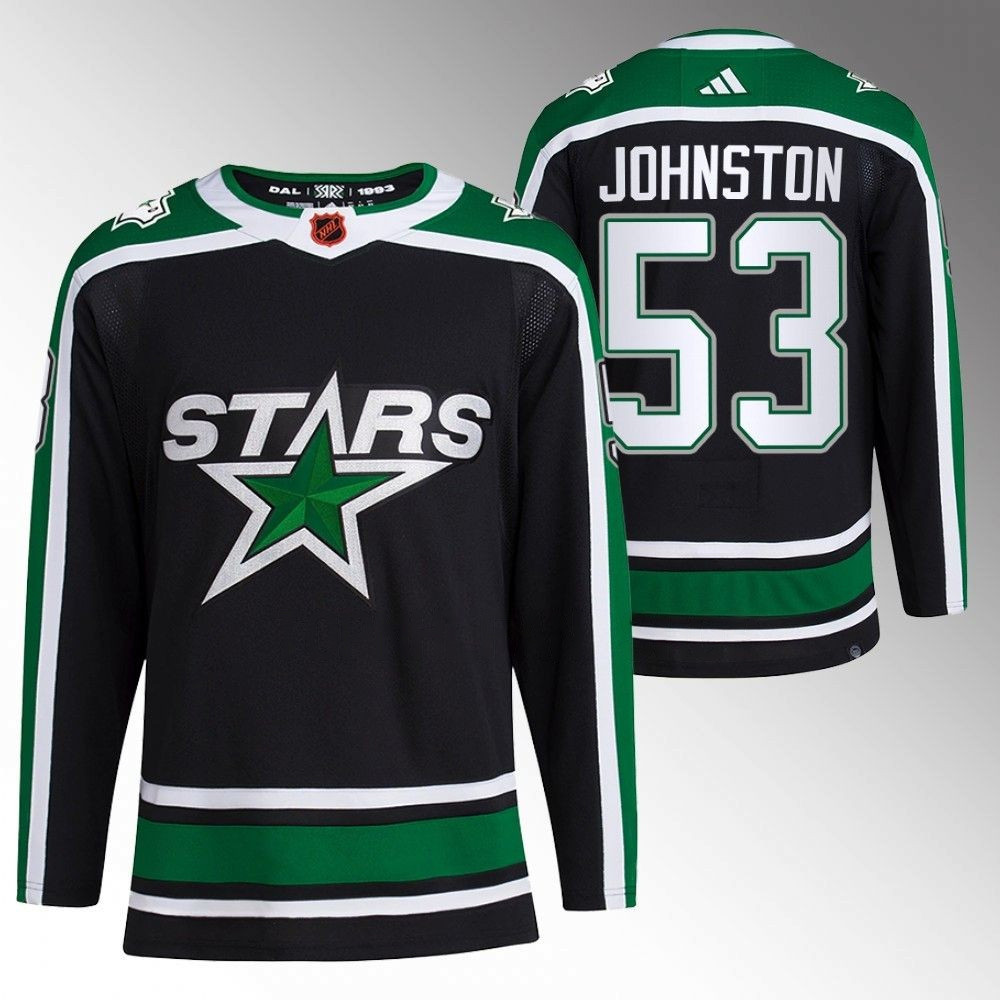 Wyatt Johnston Dallas Stars 2022 Reverse Retro Black Player Swingman Jersey