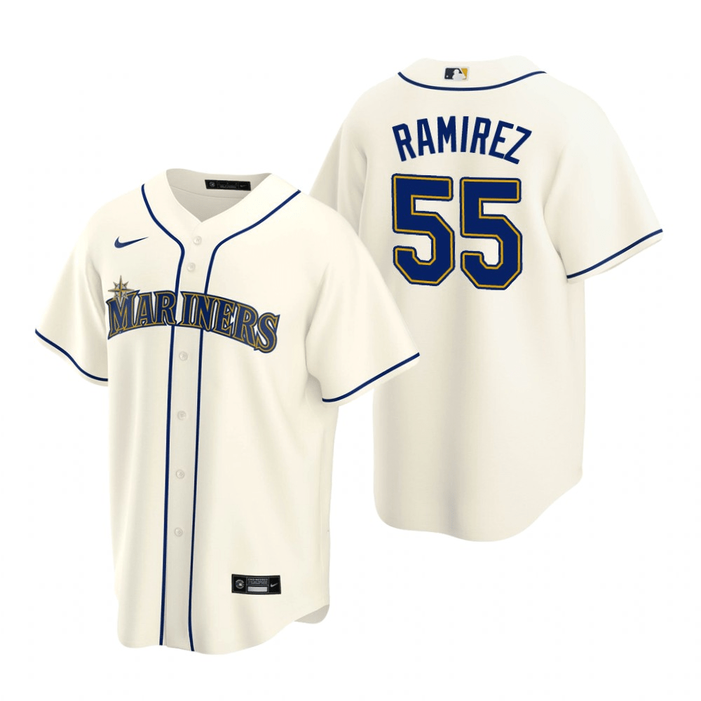 Yohan Ramirez Seattle Mariners Alternate Cream Baseball Player Jersey