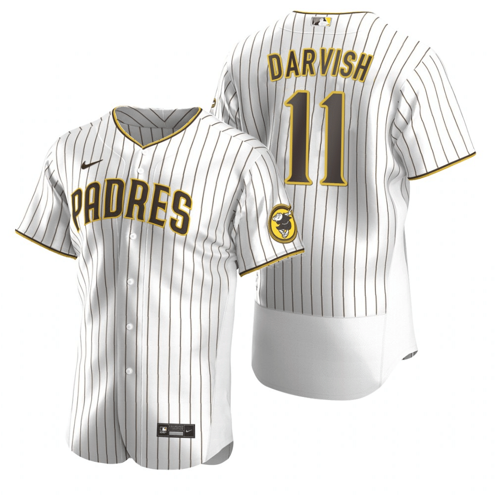 Yu Darvish San Diego Padres Home White Baseball Player Jersey